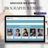 Premium Biography Website Design – Custom Personal Brand by WPMart