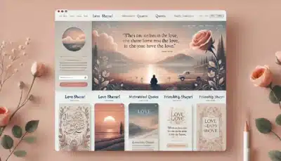 Shayari and Quotes Website Design – Stylish & SEO-Ready by WPMart